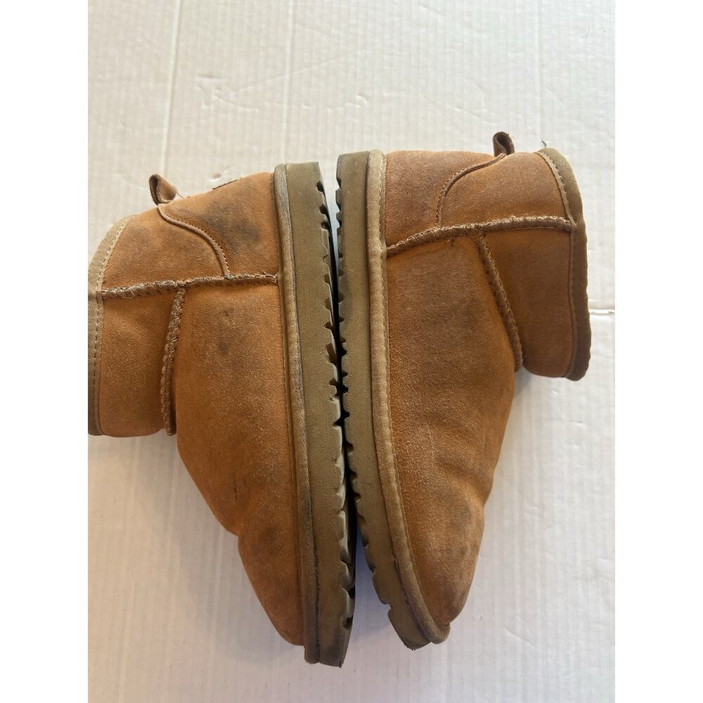 UGG Classic Ultra Mini Shearling Suede Ankle Boots Chestnut Women’s EU 40 Sz 9 - Picture 7 of 12